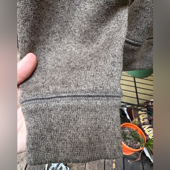 SONOMA Forest Green Men's Hoodie Size L Henley Button Up 2 Pockets Warm dadcore - Picture 10 of 12